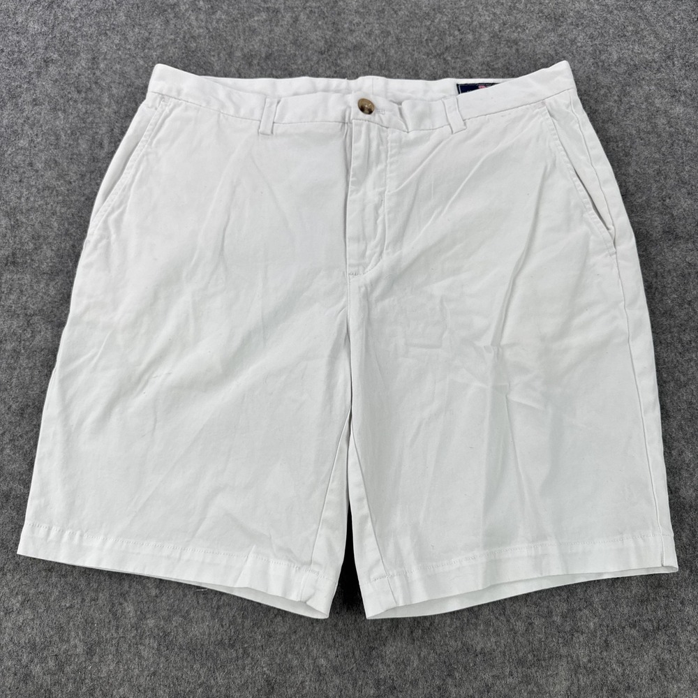 Vineyard Vines Shorts Mens 36 White Breaker Short Stretch Chino Golf 1H0462